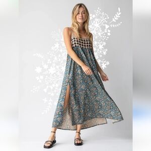 Natural Life Patti Side Slit Maxi Dress